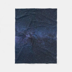 Stjärnor på Milky Way Fleecefilt