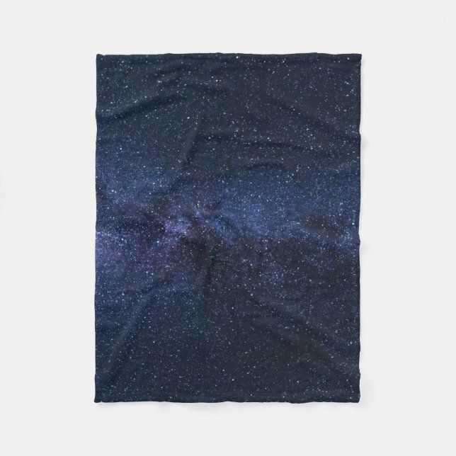 Stjärnor på Milky Way Fleecefilt (Framsidan)