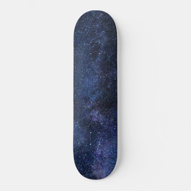 Stjärnor på Milky Way Mini Skateboard Bräda 18,5 Cm (Framsida)