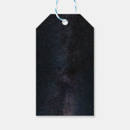 Stjärnor på Milky Way Presentetikett