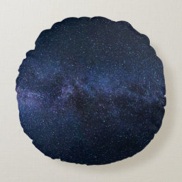 Stjärnor på Milky Way Rund Kudde