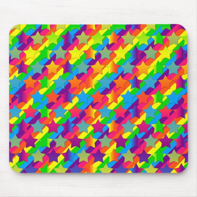 Stjärnor på Rand-Computer Mousepad Musmatta (Framsidan)