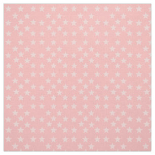 Stjärnor på Rosa Monogram eller Namn Anpassningsba Tyg