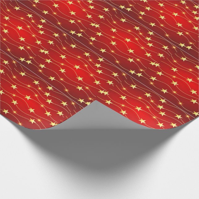 Stjärnor Presentpapper (Hörn)