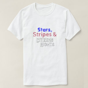 Stjärnor, Rand och Höger för medborgarna T Shirt
