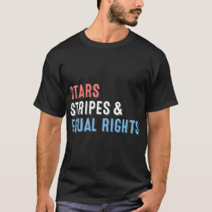 Stjärnor Rand och jämlika Höger 4 juli Kvinnor T Shirt