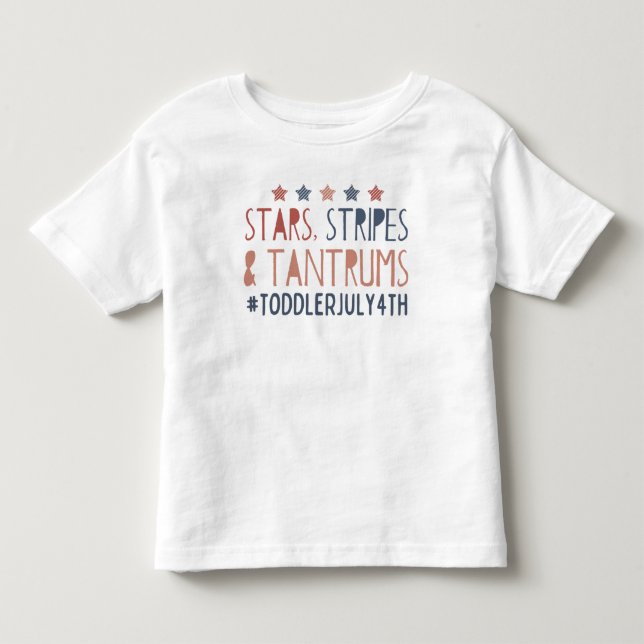 Stjärnor Ränder och Raseri T Shirt (Framsida)