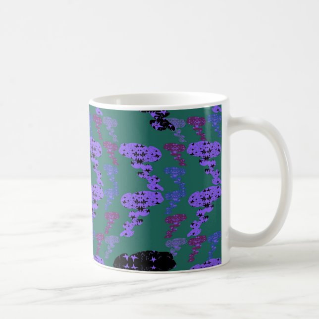 Stjärnor Rosor Kaffemugg (Höger)