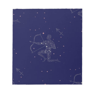 stjärnor sagittarius anteckningsblock