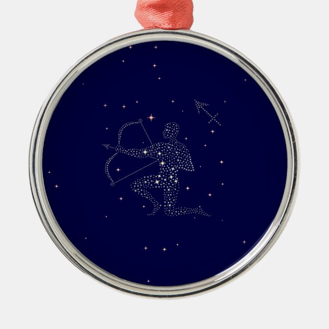 stjärnor sagittarius julgransprydnad metall (Framsidan)