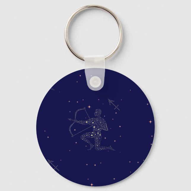 stjärnor sagittarius nyckelring (Framsida)