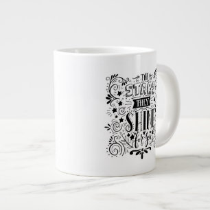 Stjärnor som de skiner åt dig jumbo mugg