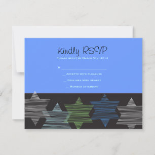 STJÄRNOR som FÖRBINDER det bat mitzvah OSA Kort