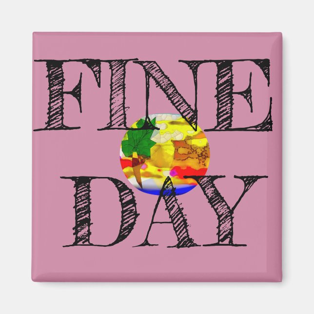 stjärnor träd_BRA DAY Magnet (Framsidan)