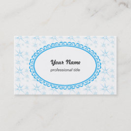 stjärnor, vita visitkort