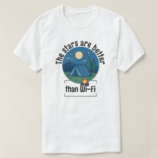 Stjärnorna är bättre än Wi-Fi T Shirt