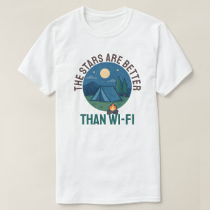 Stjärnorna är bättre än Wi-Fi T Shirt