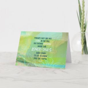 Stjärnorna kanske är våra älskade. kort