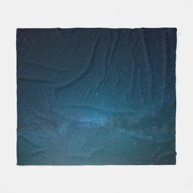 Stjärnorna på natten fleecefilt (Framsidan (Horisontell))
