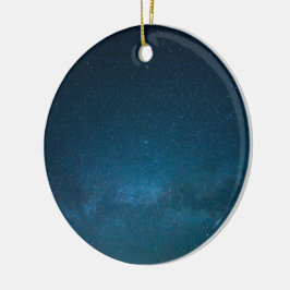 Stjärnorna på natten julgransprydnad keramik