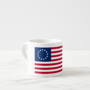 Stjärnornas cirkel, amerikanska flaggan av Betsy R Espressomugg