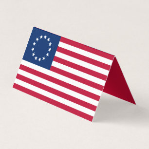 Stjärnornas cirkel, amerikanska flaggan av Betsy R Kort