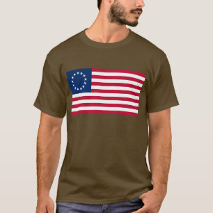 Stjärnornas cirkel, amerikanska flaggan av Betsy R T Shirt