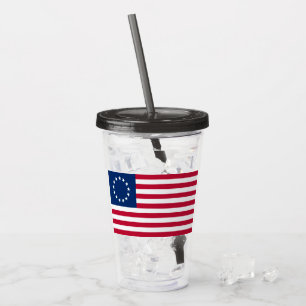 Stjärnornas cirkel, amerikanska flaggan av Betsy R Take Away Mugg