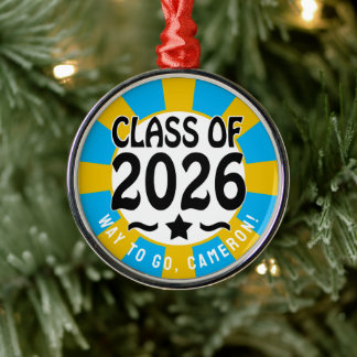 Stjärnornas klass 2026 Studenten Julgransprydnad Metall
