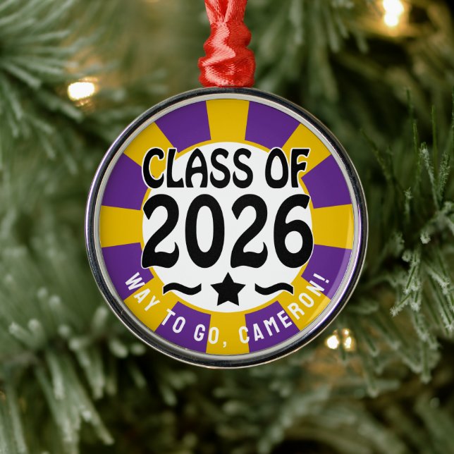 Stjärnornas klass 2026 Studenten Julgransprydnad Metall (Träd)