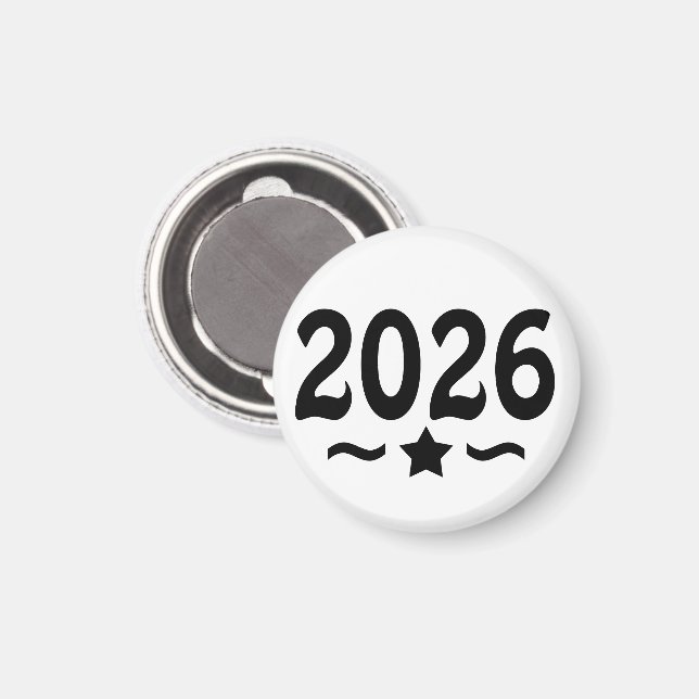 Stjärnornas klass 2026 Studenten Magnet (Front/Back)