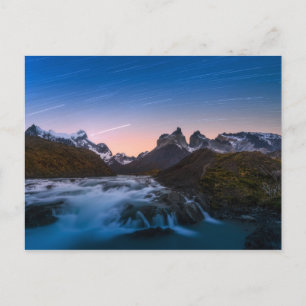 Stjärnornas spår över Torres del Paine Vykort
