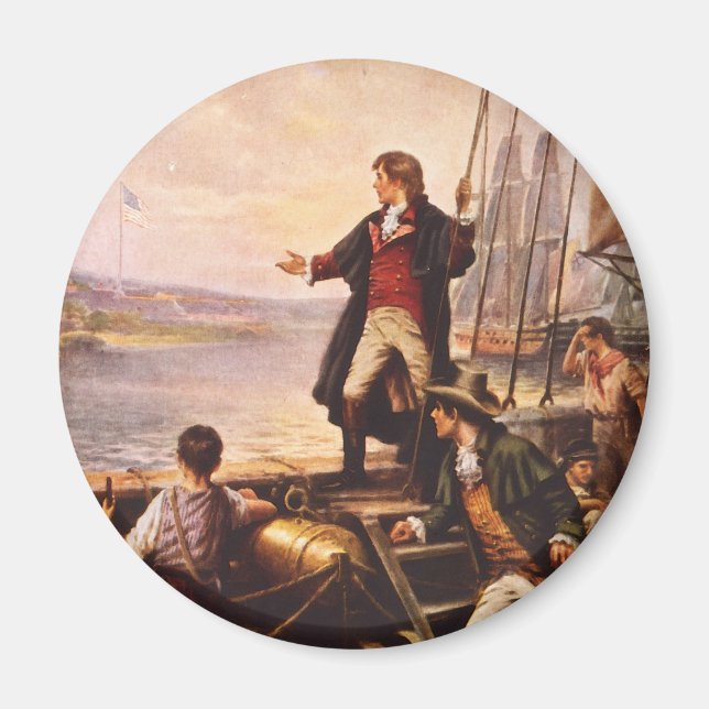 Stjärnornas spridda banderoll av Percy Moran Magnet (Framsidan)