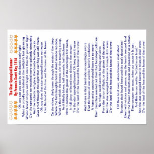 Stjärnornas spridda banderoll * poster