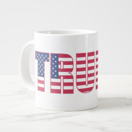 Stjärnornas uppdelade "trump" jumbo mugg