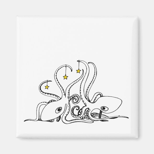 Stjärnotopoder Magnet (Framsidan)