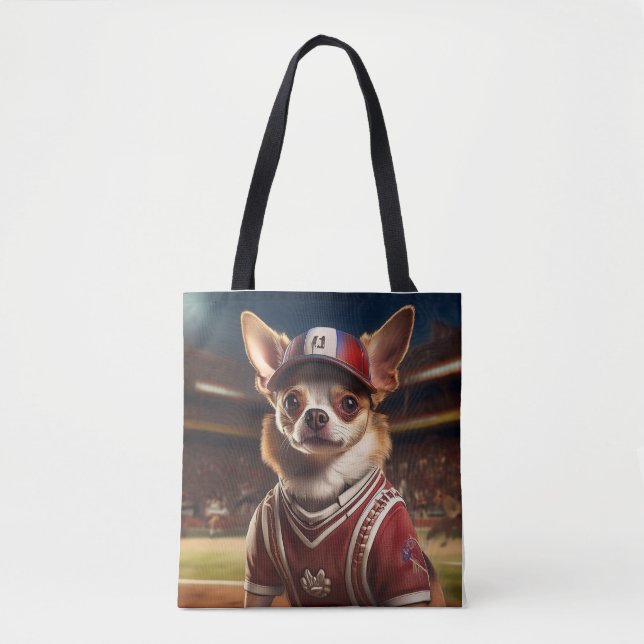 Stjärnpitcher för Chihuahua 9 Tygkasse (Framsida)