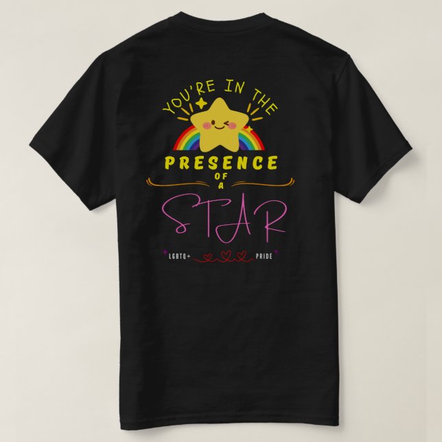 Stjärnpresens T Shirt (Design baksida)
