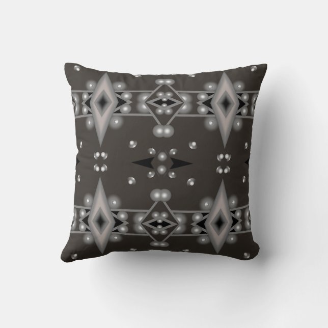 Stjärnpresterande Modern Abstrakt Konst Design Kudde (Baksida)