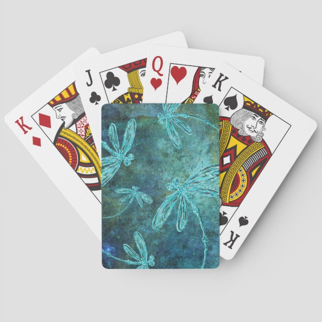 Stjärnrik Trollsländnatt Casinokort (Baksidan)