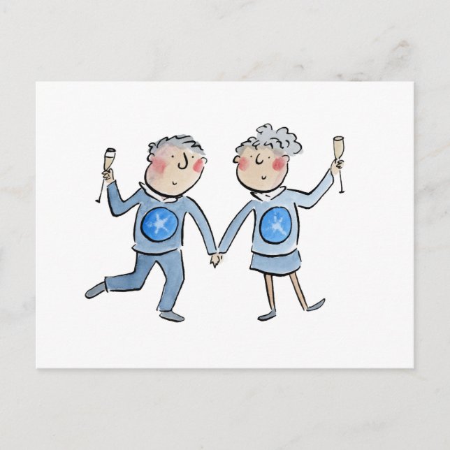 Stjärnsafirjubileum Vykort (Framsida)