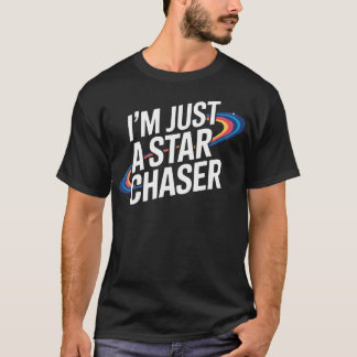 Stjärnskådning Amatör Astronomi Älskare Teleskop T Shirt