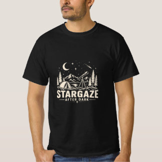 Stjärnskådning Efter Mörkrets Fall Vintage Astrono T Shirt