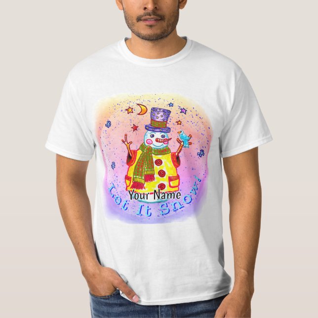 Stjärnsnömannen T Shirt (Framsida)