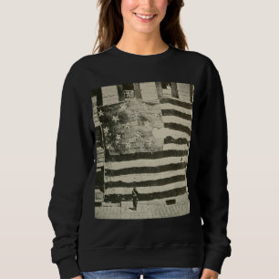 Stjärnspångade banderans amerikanska militärstrids t shirt