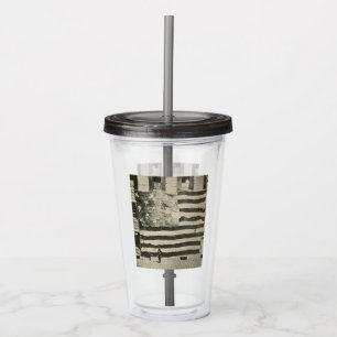 Stjärnspångade banderans amerikanska militärstrids take away mugg