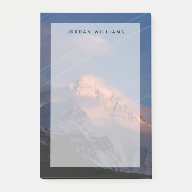 Stjärnspår | Everest Tibet, China Post-it Block (Framsida)