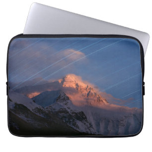 Stjärnspår Mt. Everest Tibet, Kina Laptop Fodral