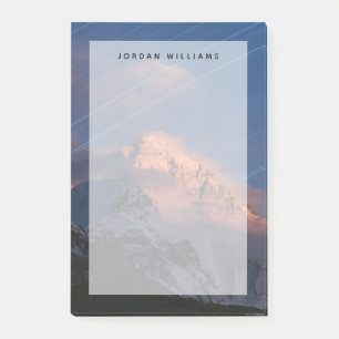 Stjärnspår Mt. Everest Tibet, Kina Post-it Block