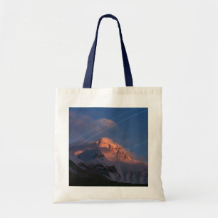 Stjärnspår Mt. Everest Tibet, Kina Tygkasse
